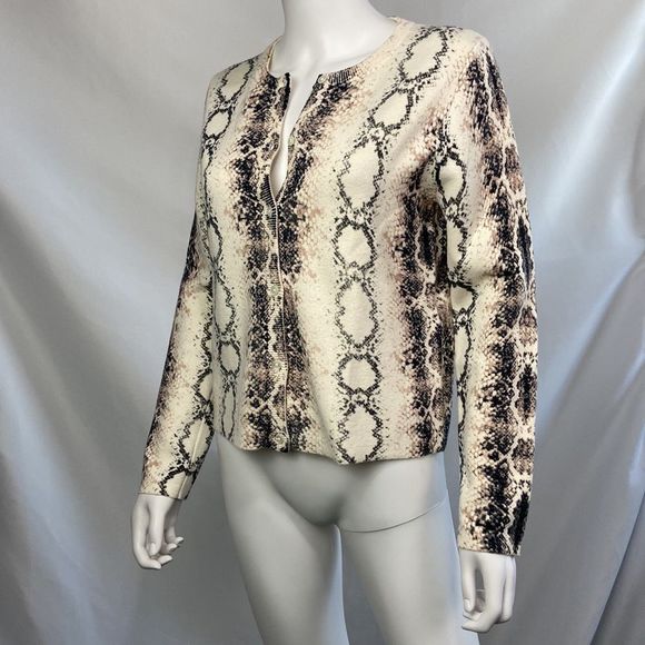 Maje Snake Print NWT Cardigan - Picture 12 of 16